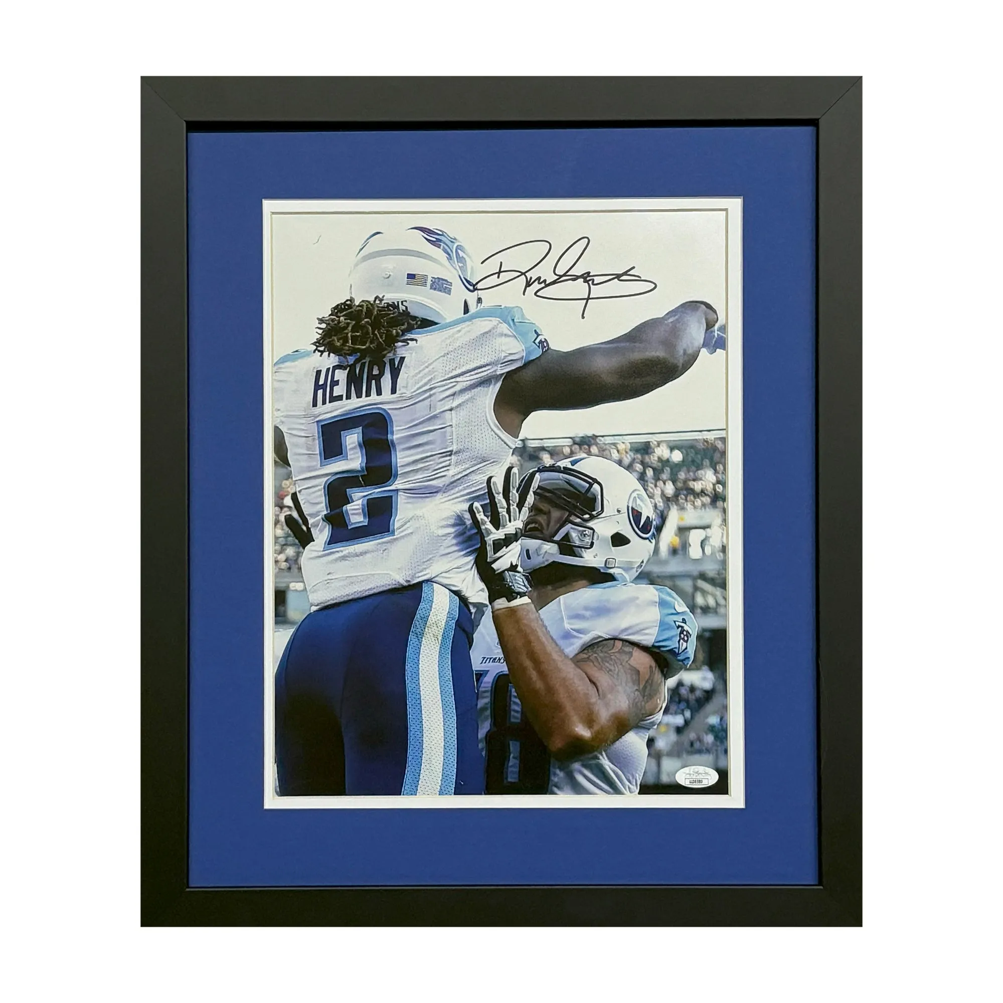 Derrick Henry Signed Tennessee Titans Framed 11x14 Photo