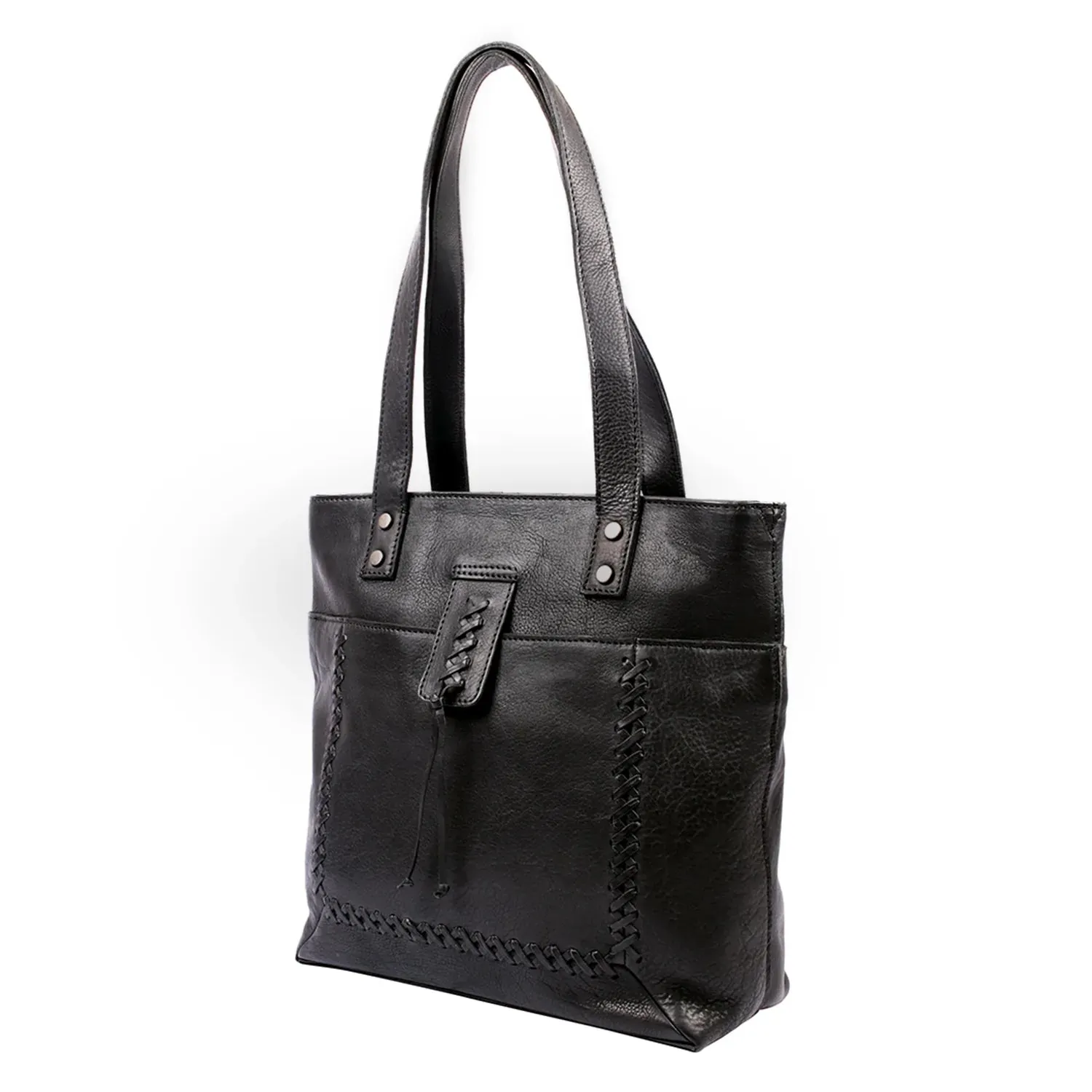 Eden Leather Concealed Carry Tote with Crossbody Strap