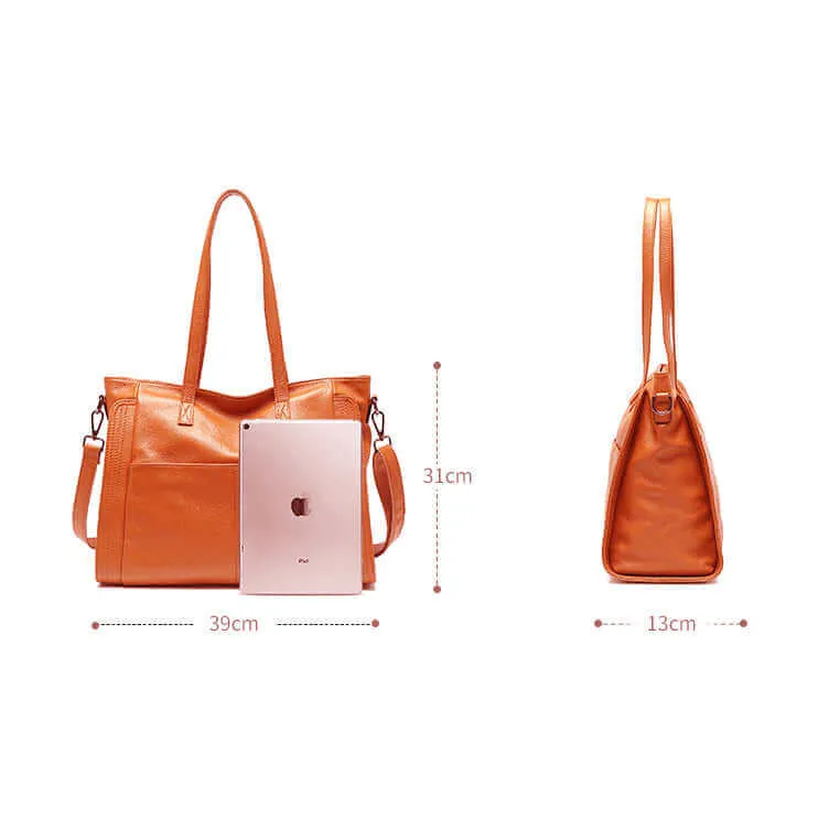 Elegant Leather Tote Shoulder Bag NZ - Versatile and Stylish Design