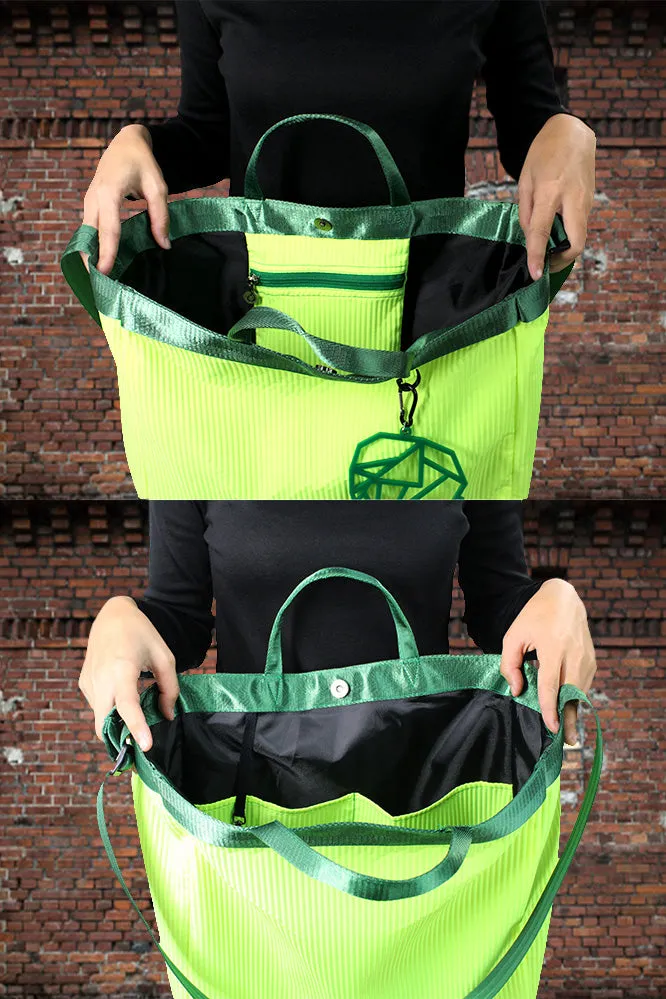 ELEPH WORKING BAG PLEAT - L  : Lime