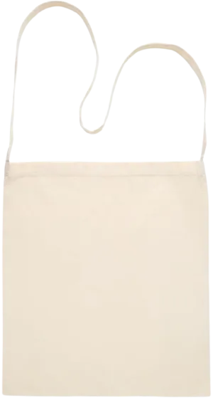 Essential cross shoulder cotton tote bag