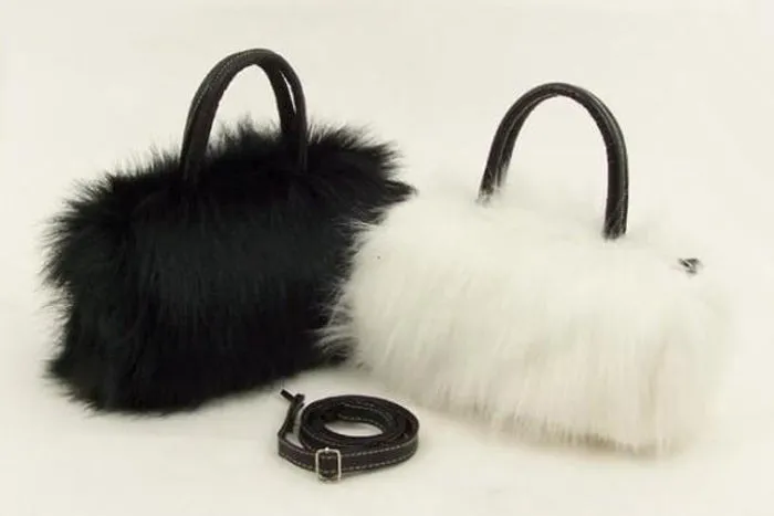 Faux Fur Leather Bag