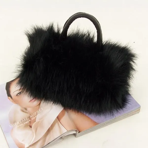 Faux Fur Leather Bag