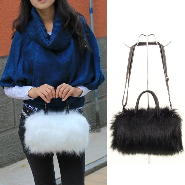 Faux Fur Leather Bag