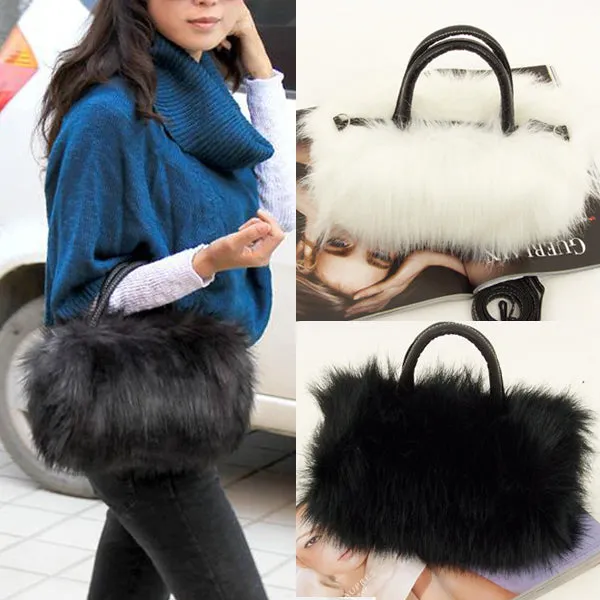 Faux Fur Leather Bag