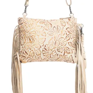 Fennington Fringed Tooled Leather Bag