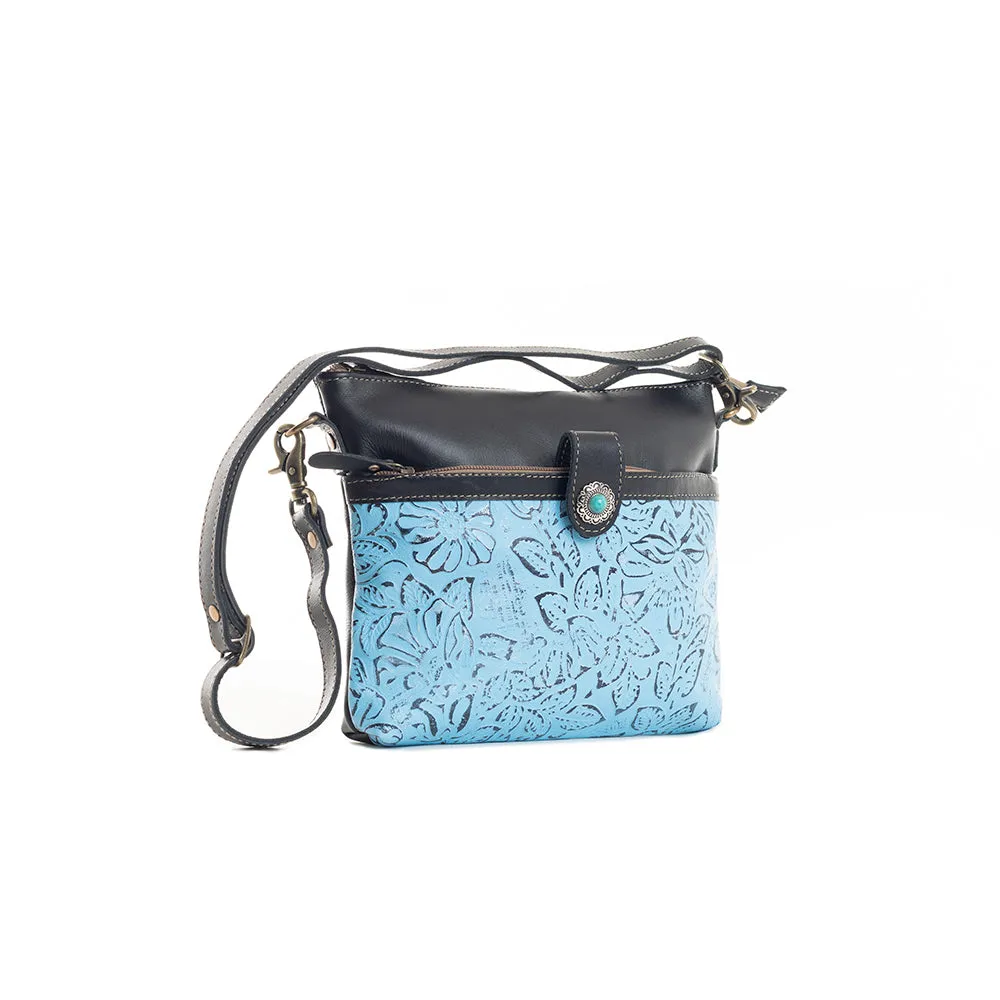 Fennington Leather Bag in Blue