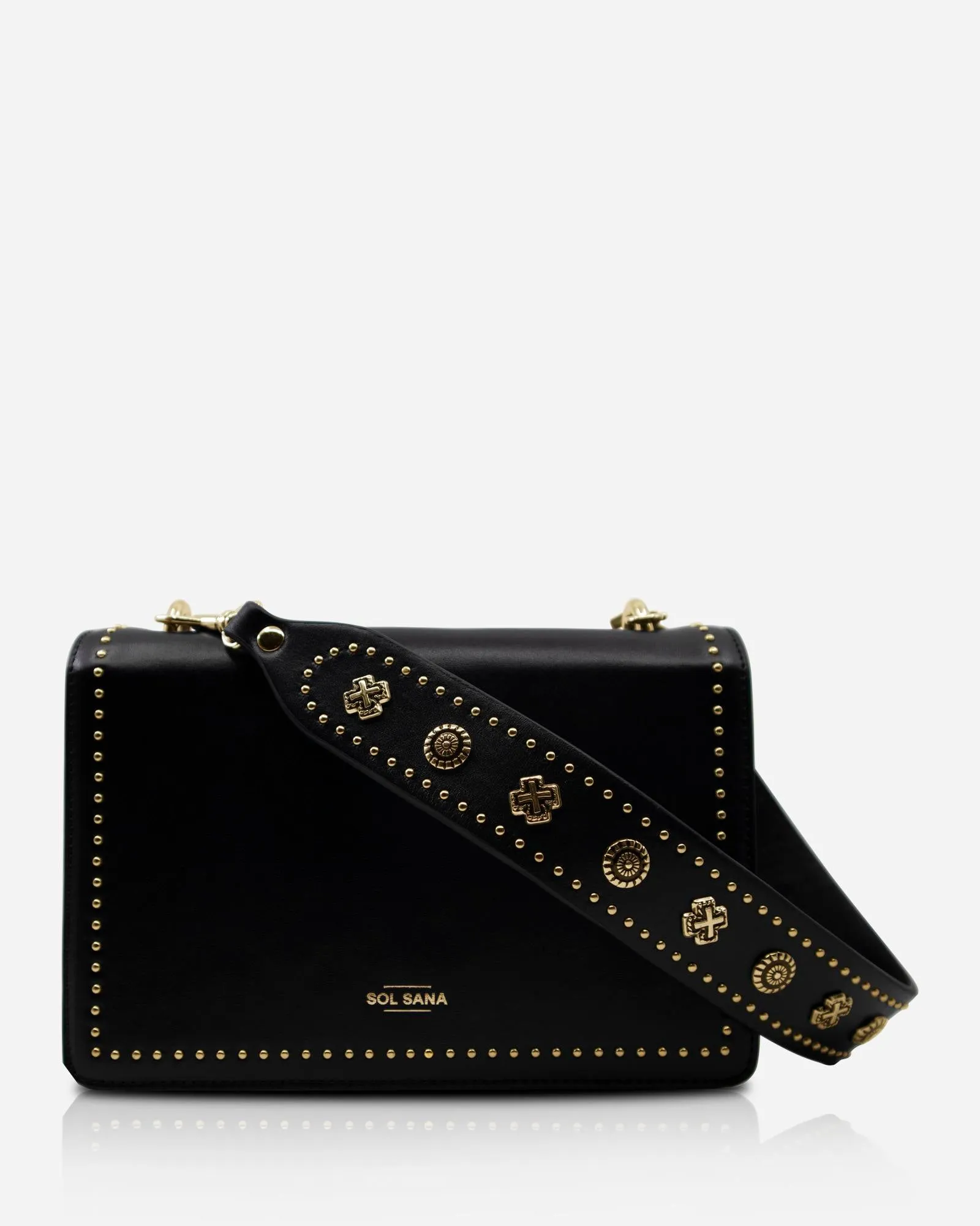 Flap Bag Black/Gold