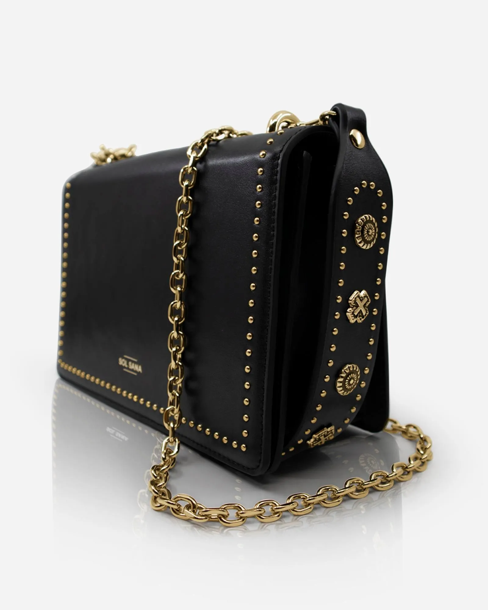 Flap Bag Black/Gold