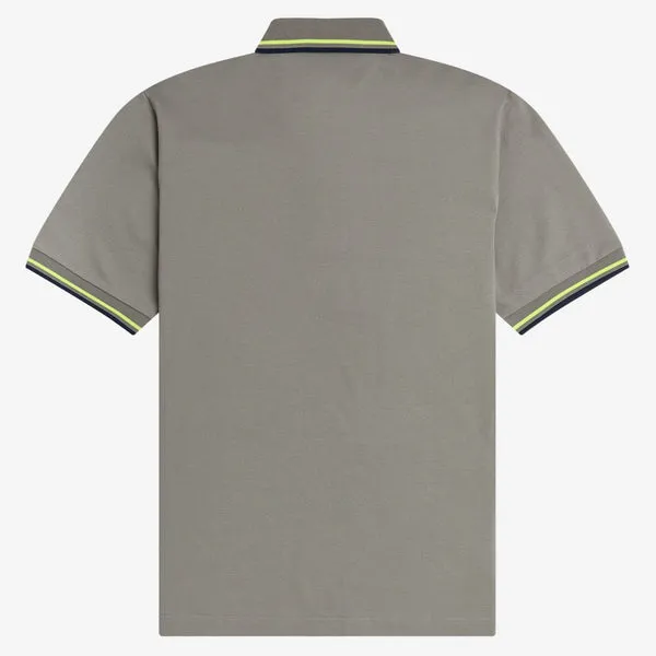 Fred Perry Made in Japan Pique Shirt - Asphalt