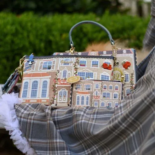 Heritage Victorian Dolls House Pouch Bag