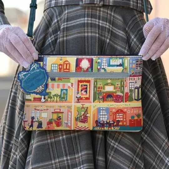 Heritage Victorian Dolls House Pouch Bag