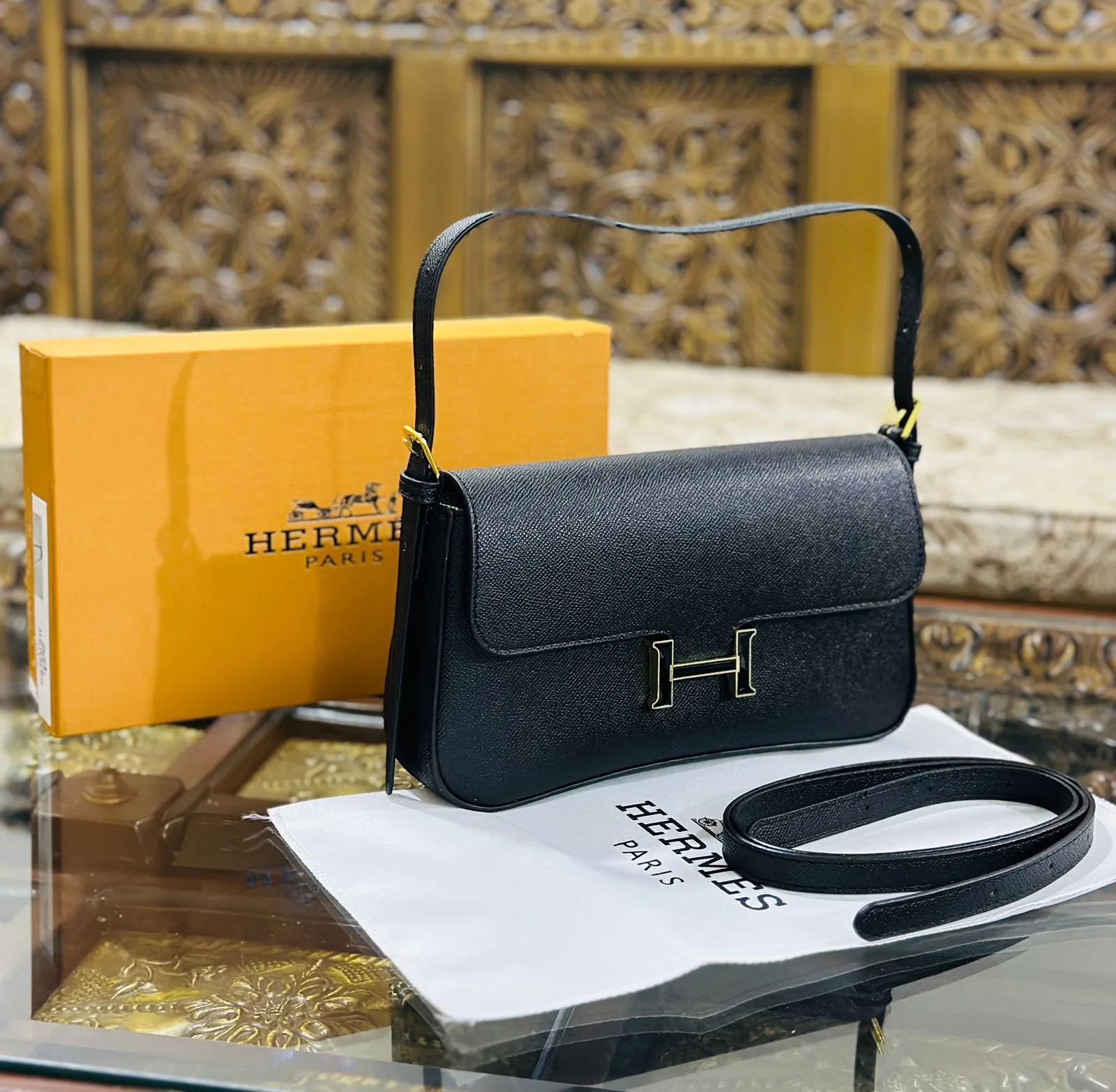 Hermes Constance Premium Quality Bag (BLACK)