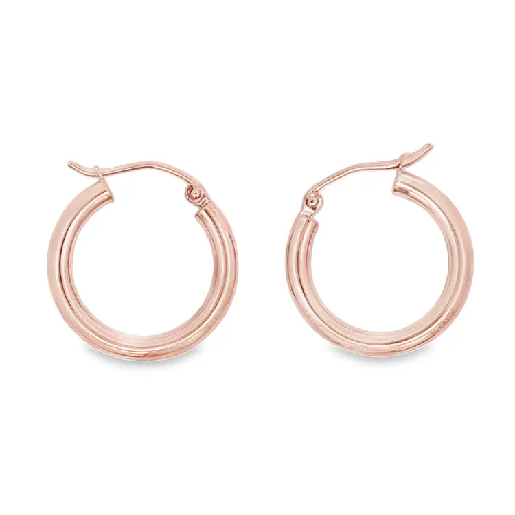 Hoop Earrings, 14Kt - 2.5 x 19MM