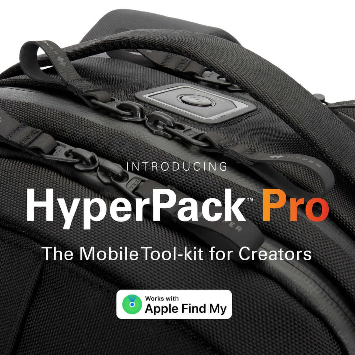 HyperPack Pro with Apple Find My Compatible Location Module