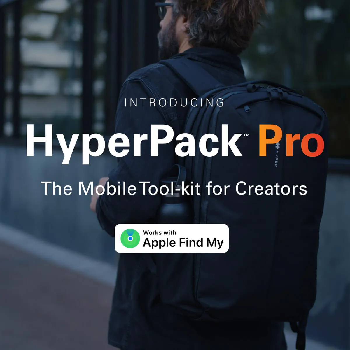 HyperPack Pro with Apple Find My Compatible Location Module