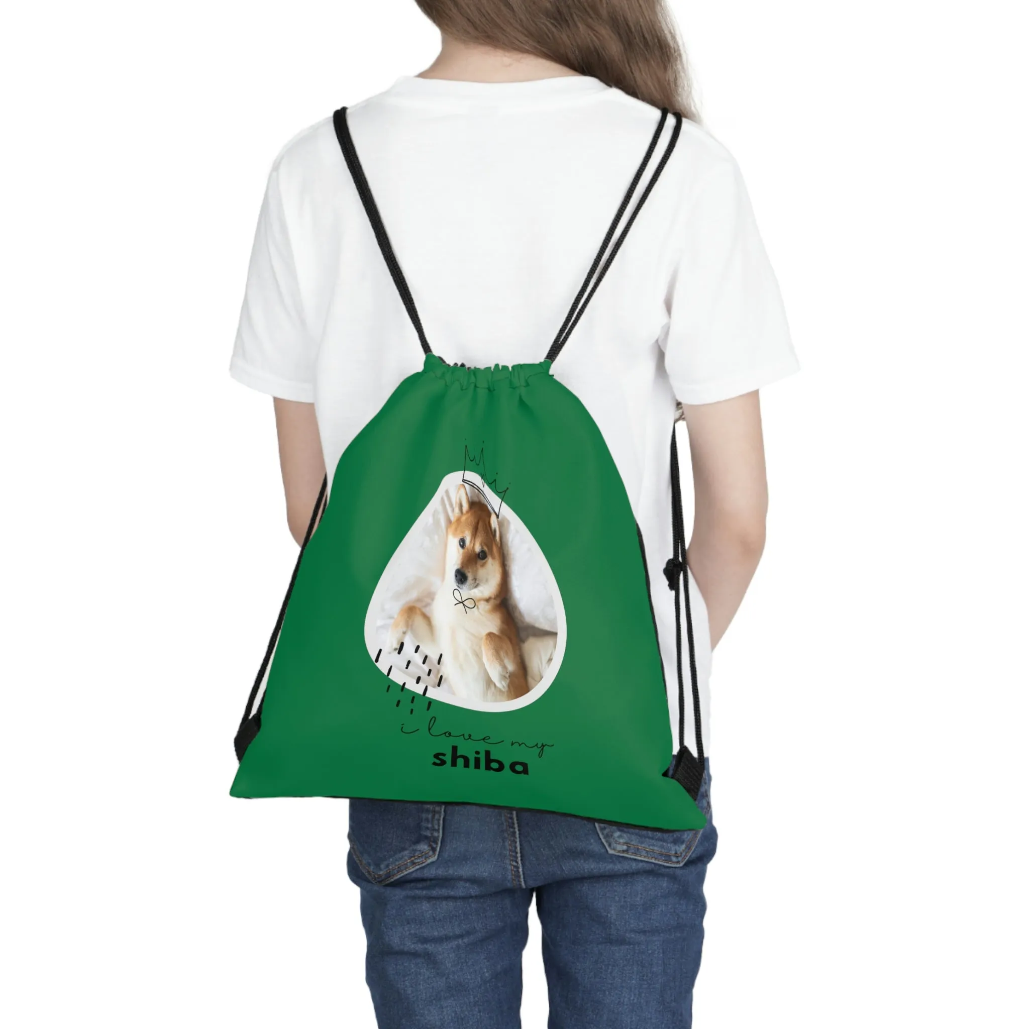 I love my Shiba Dog POD Outdoor Drawstring Bag