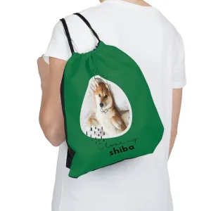 I love my Shiba Dog POD Outdoor Drawstring Bag