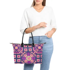 Kaleidoscope Bleu Single-Shoulder Lady Handbag