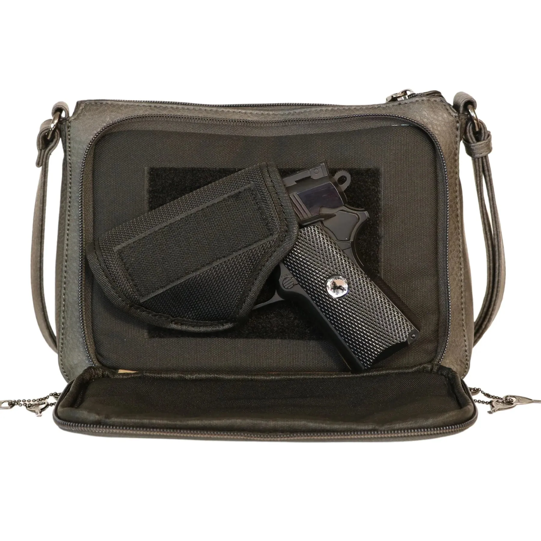 Kinsley Compact Lockable Crossbody with RFID Slim Wallet