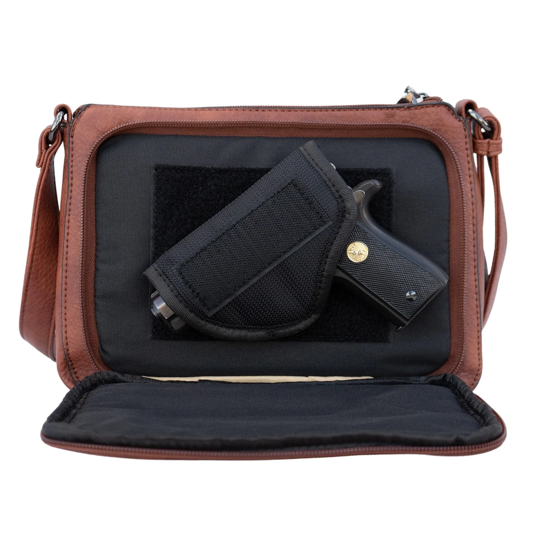 Kinsley Compact Lockable Crossbody with RFID Slim Wallet