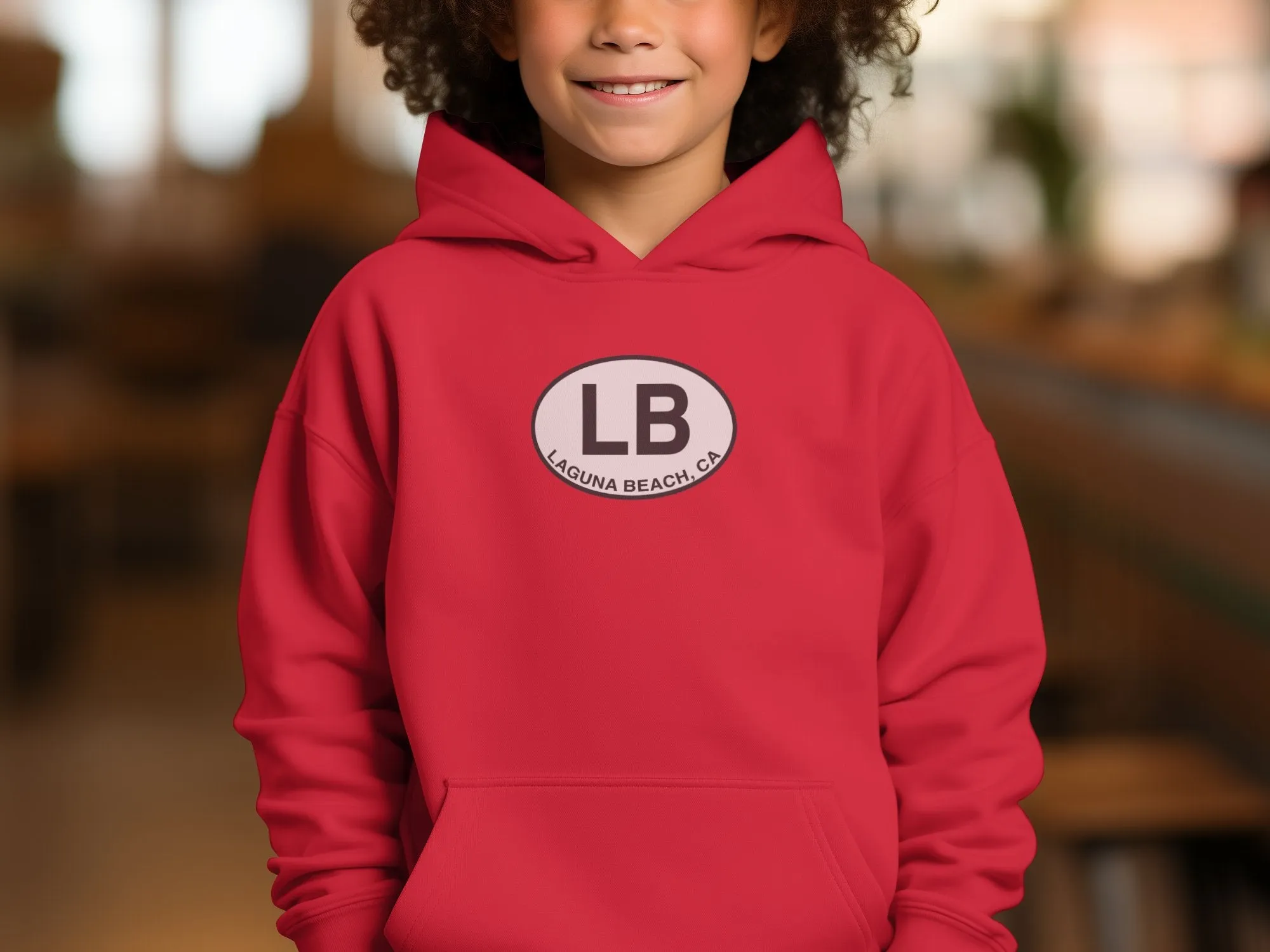 Laguna Beach CA Logo LB Icon Trendy Travel Sweatshirts