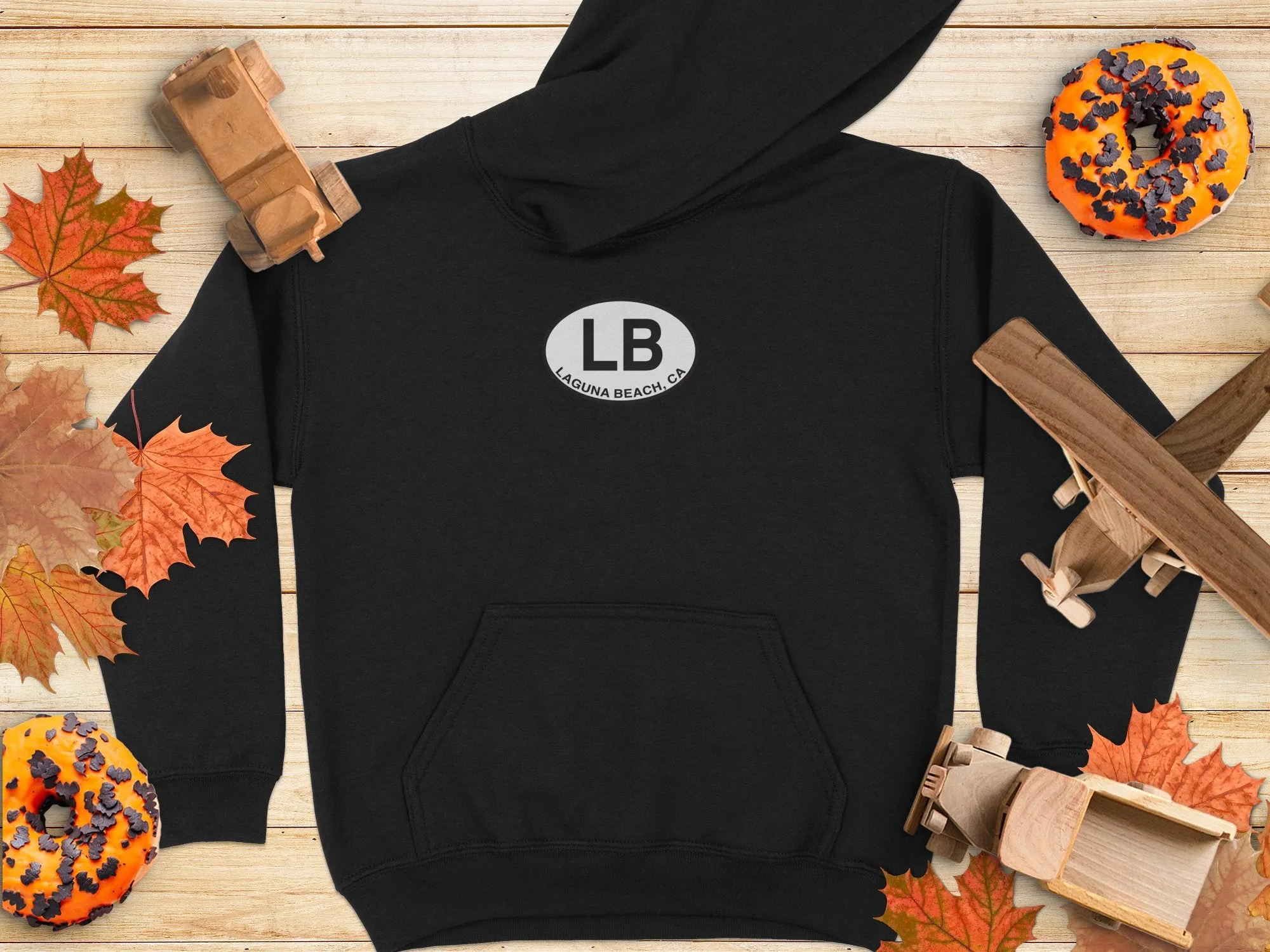 Laguna Beach CA Logo LB Icon Trendy Travel Sweatshirts