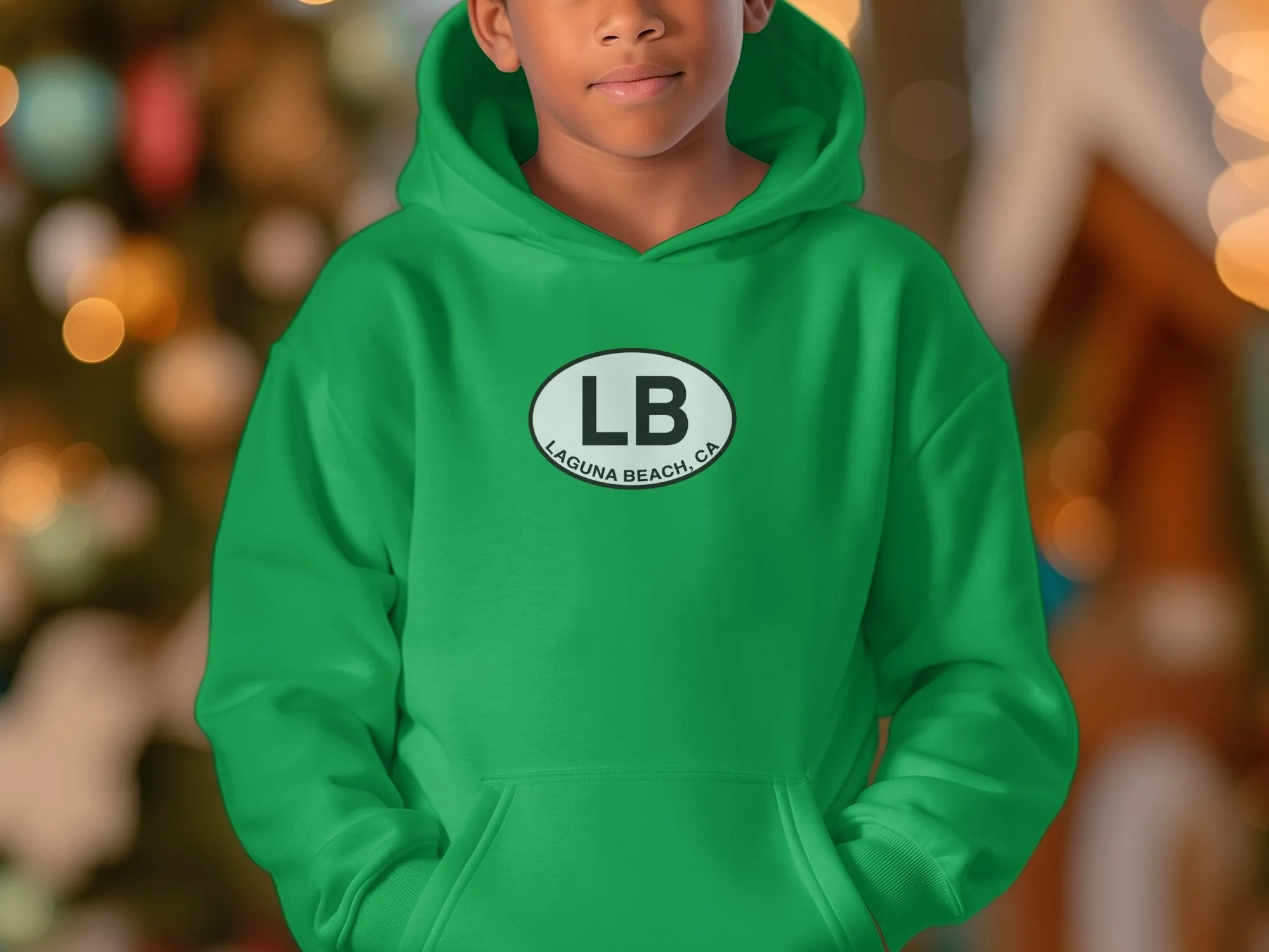 Laguna Beach CA Logo LB Icon Trendy Travel Sweatshirts