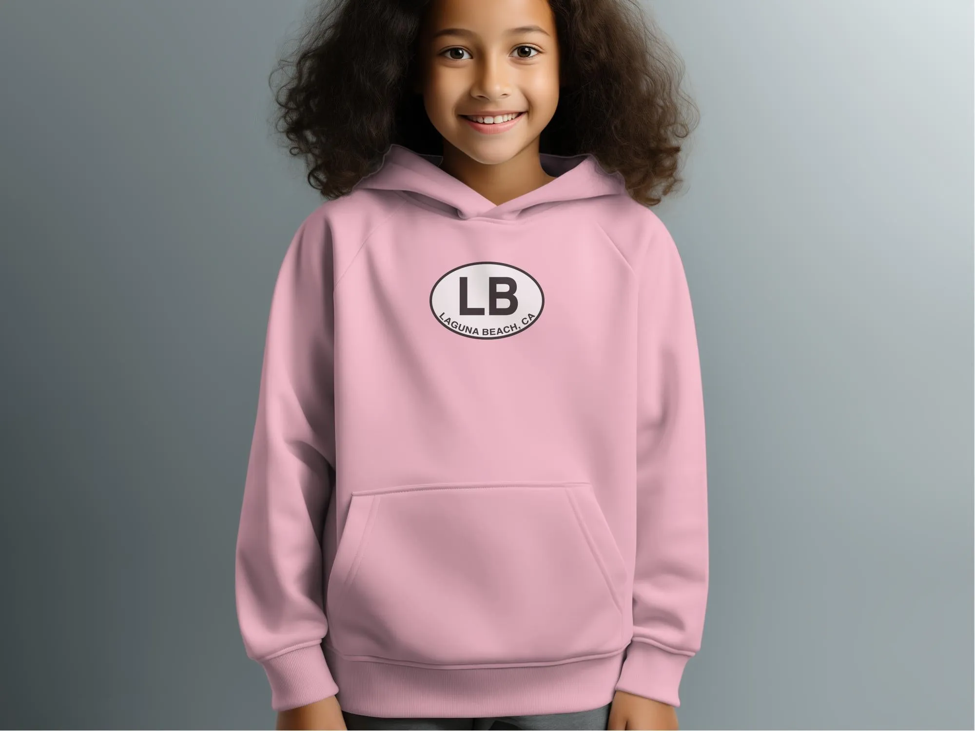 Laguna Beach CA Logo LB Icon Trendy Travel Sweatshirts