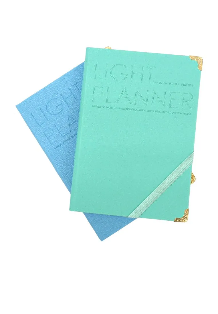 Landmark 2024 Planner "Light Ardium Diary Series"  Print with Garter