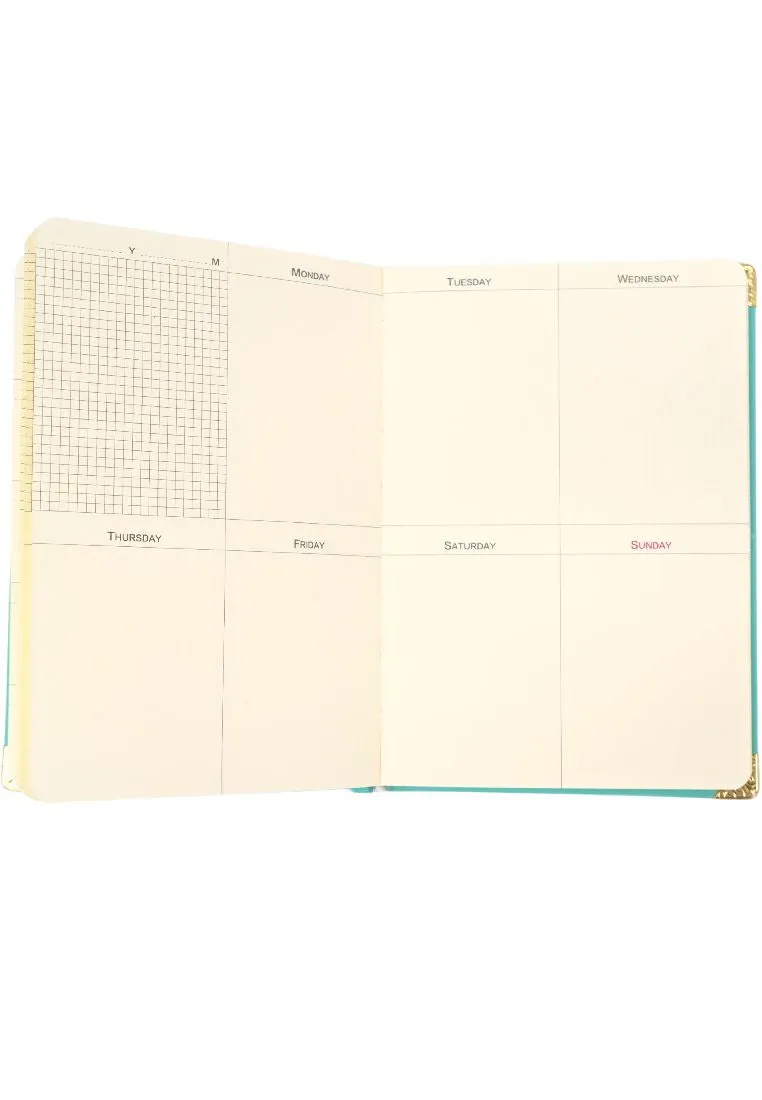 Landmark 2024 Planner "Light Ardium Diary Series"  Print with Garter