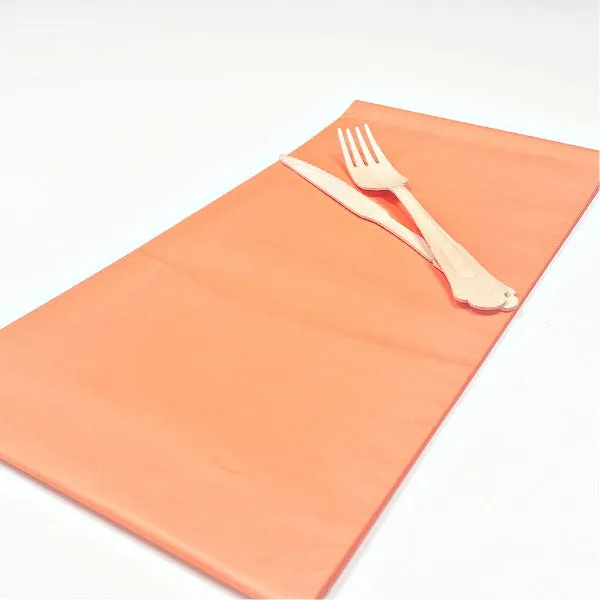 Large Paper Tablecloth - Pumpkin