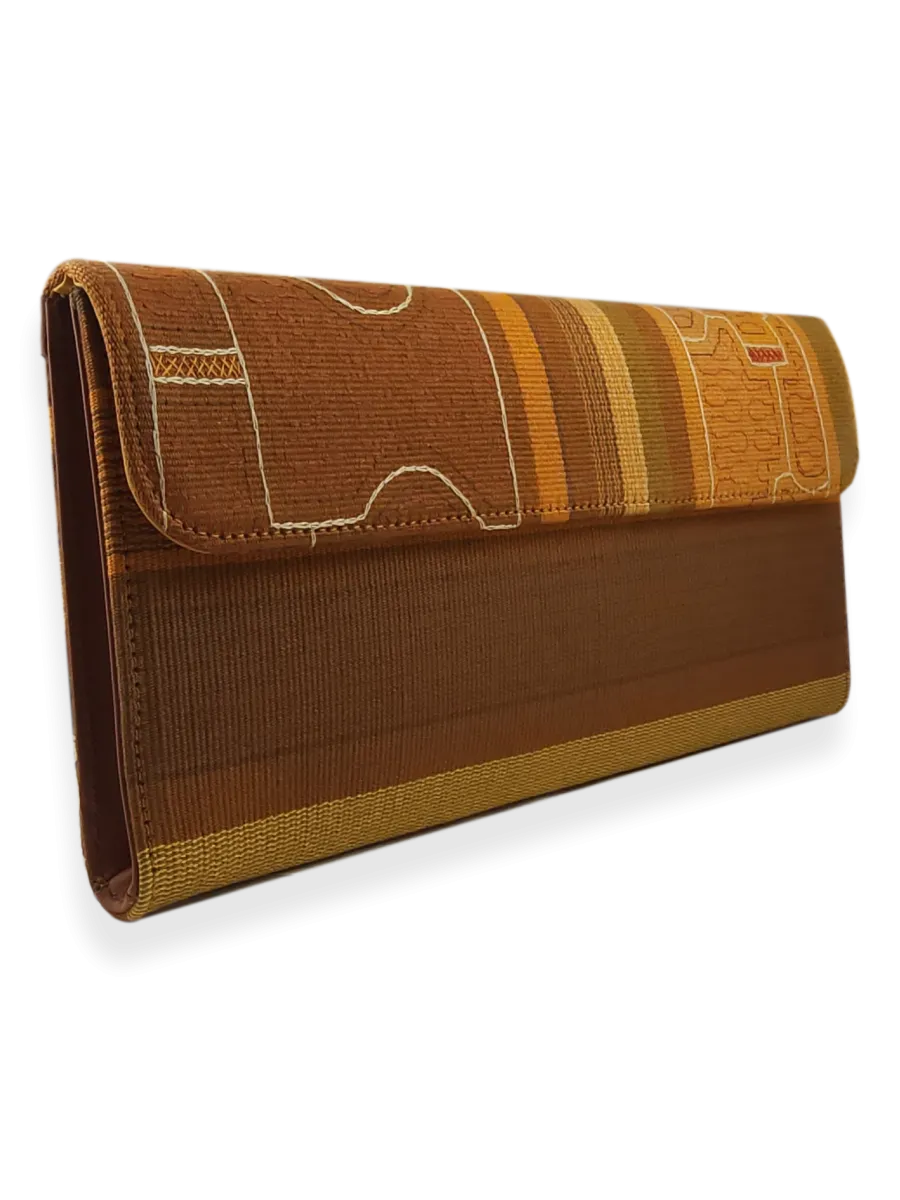 Large Rectangular Clutch 1 - Shipibo Textile Collection