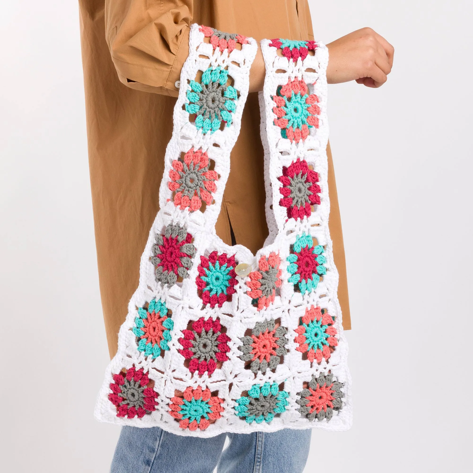 Lily Crochet Radiant Motifs Tote Bag