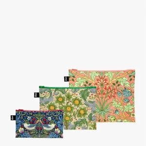 LOQI Bag: William Morris Zip Pocket Sets