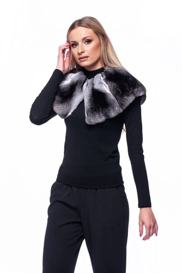 Luxurious Chinchilla Fur Stole