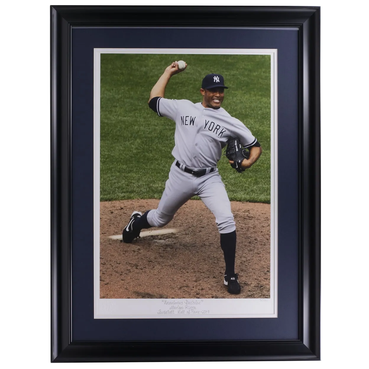 Mariano Rivera Framed 17x22 Unanimous Historical Photo Archive Giclee