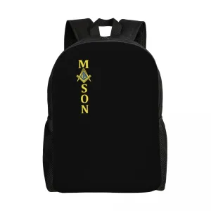 Master Mason Blue Lodge Backpack - Mason Zipper Closure & Soft Handles