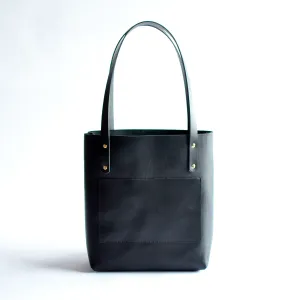 Medium Classic Tote - Black Leather