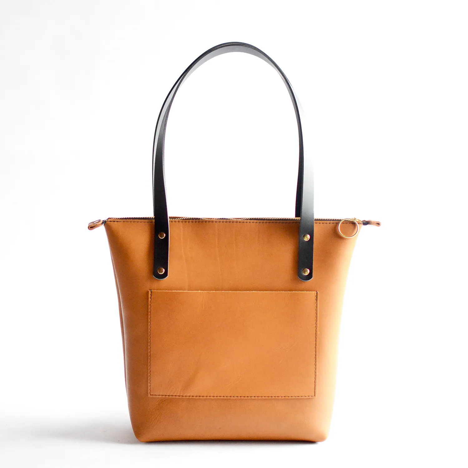 Medium Classic Tote - Honey Leather