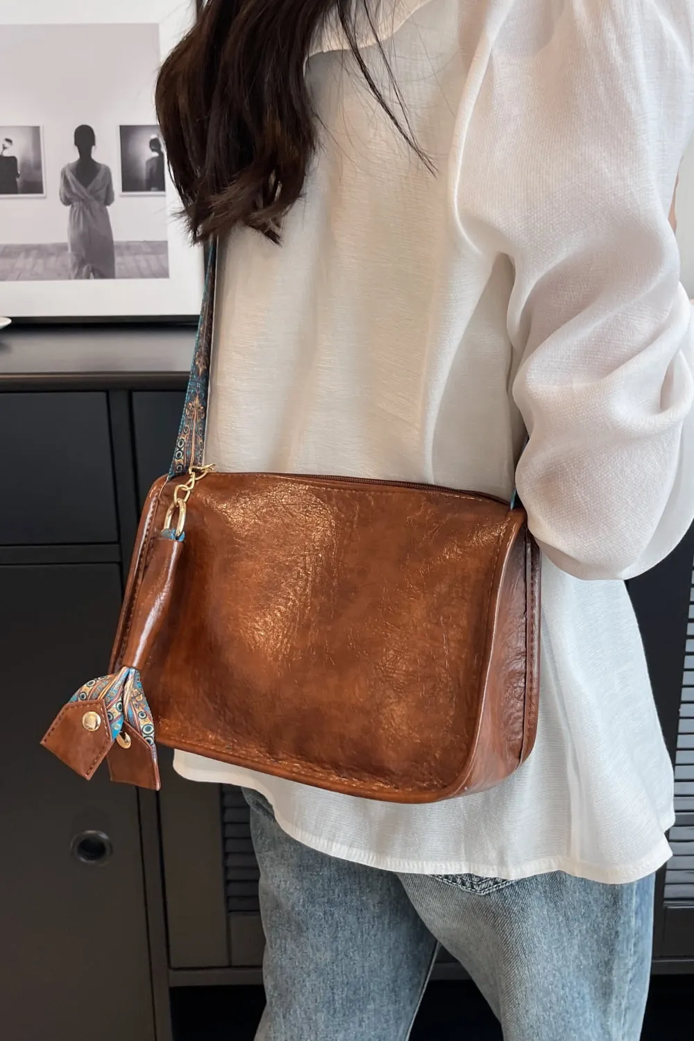 Mini PU Leather Shoulder Bag