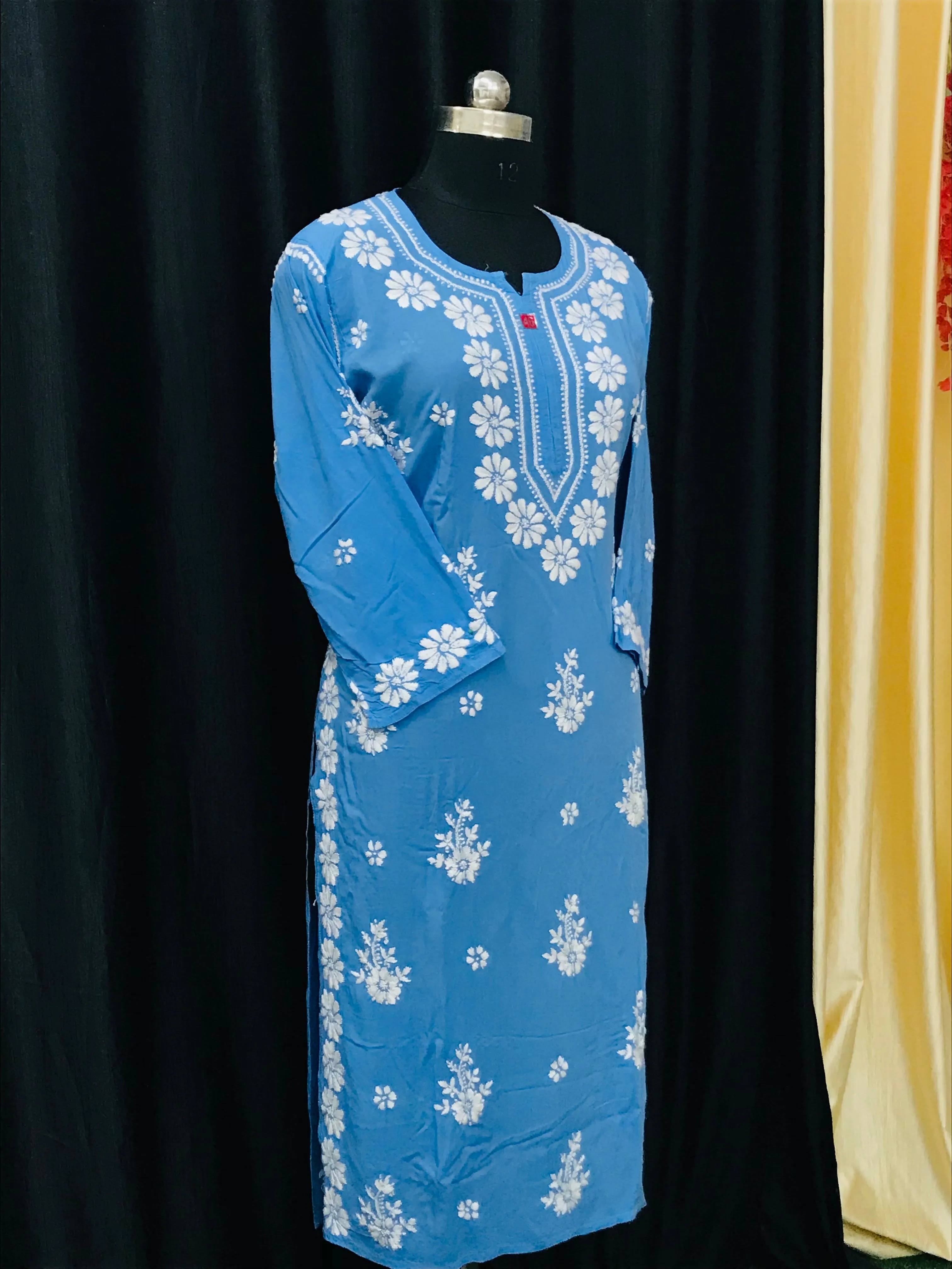 Modal Chikankari kurti