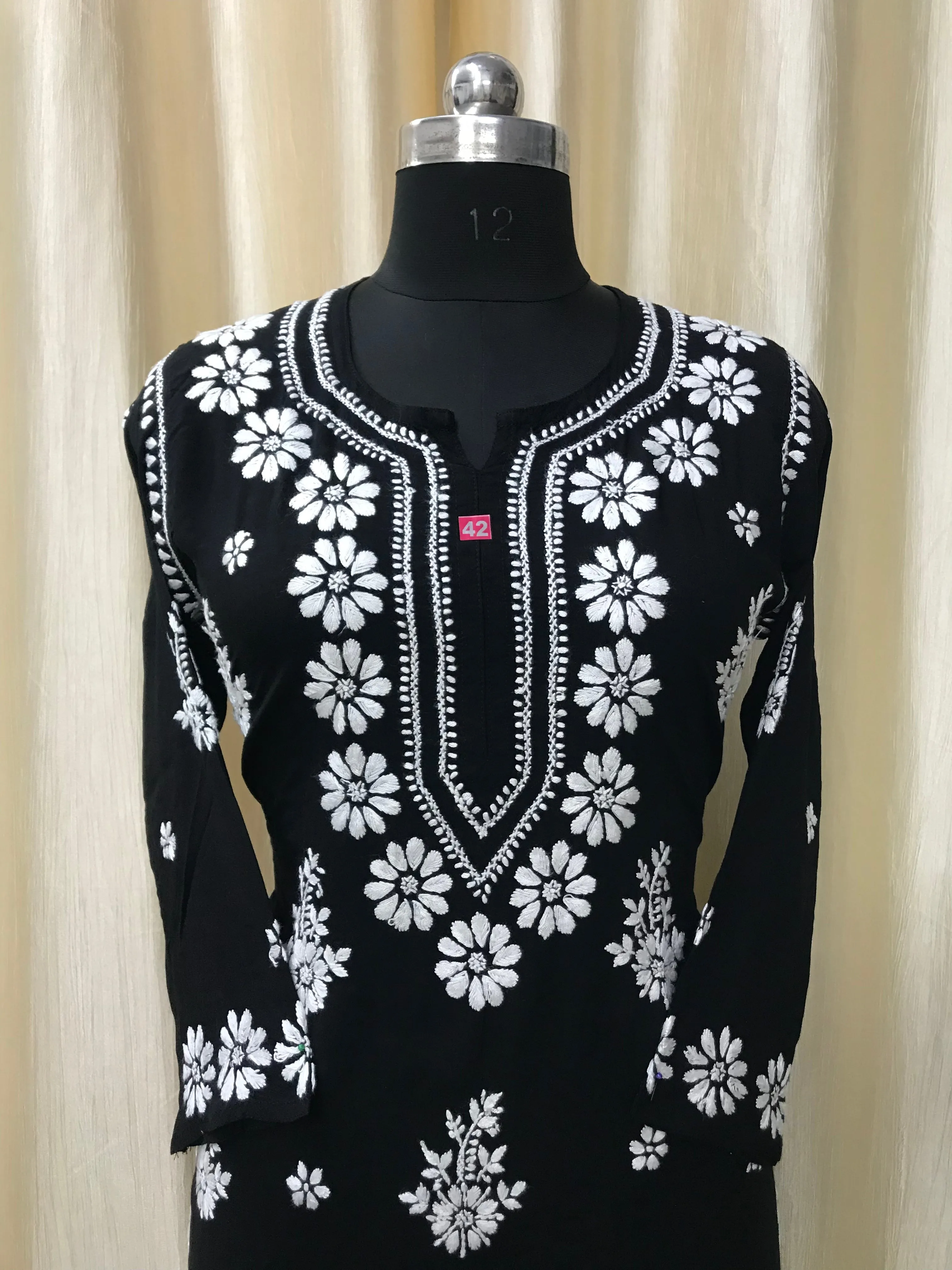 Modal Chikankari kurti