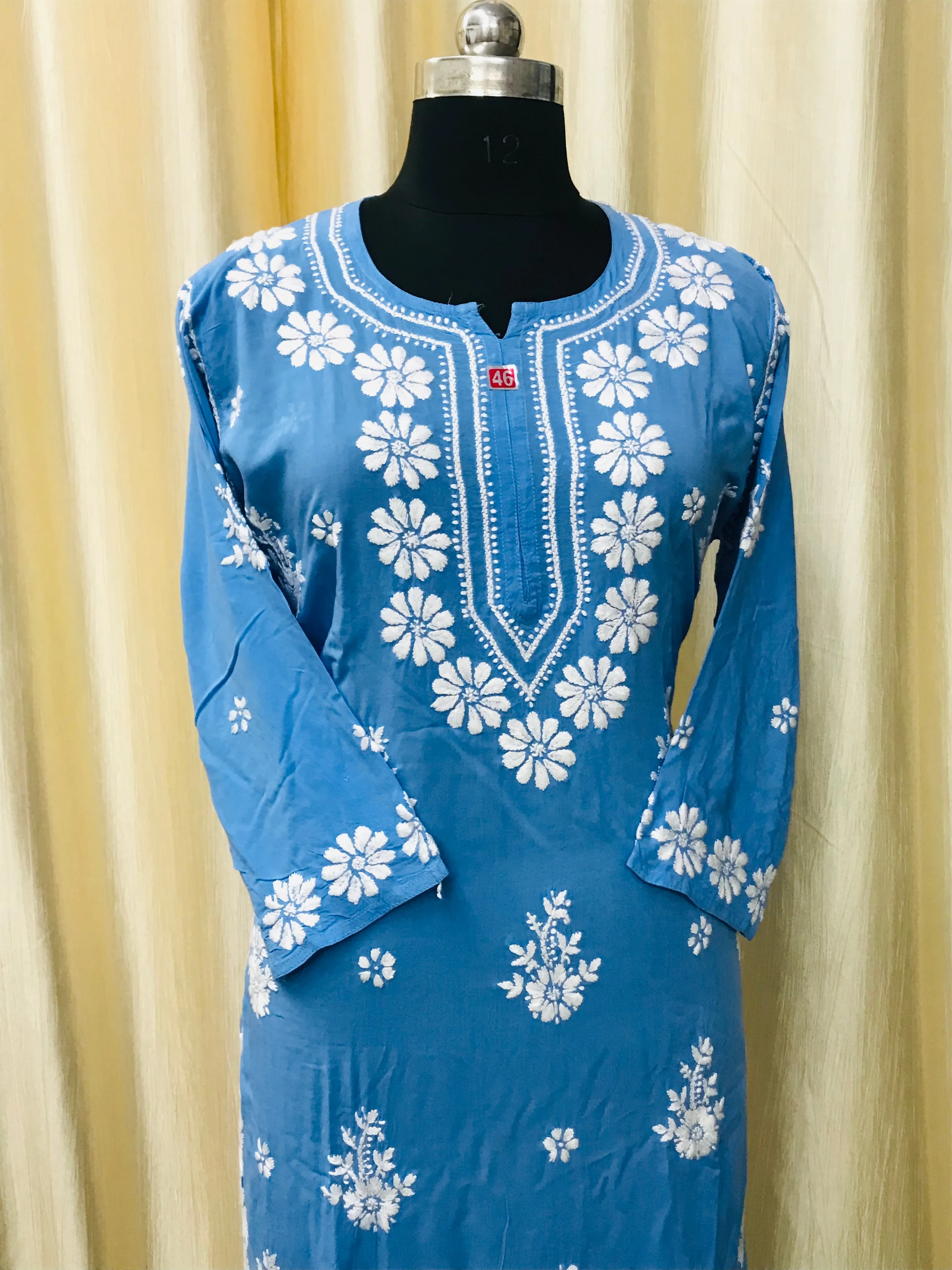 Modal Chikankari kurti