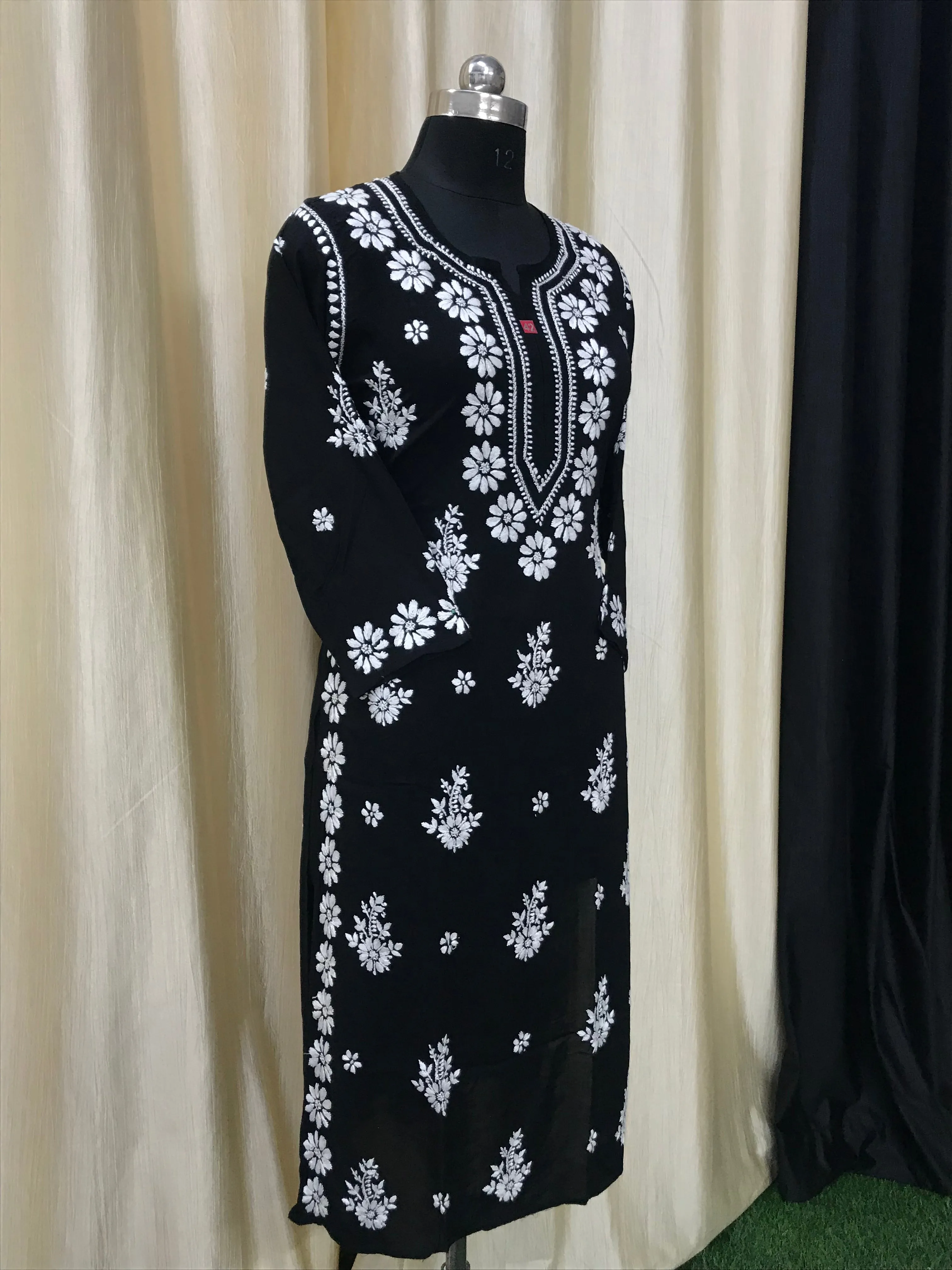 Modal Chikankari kurti