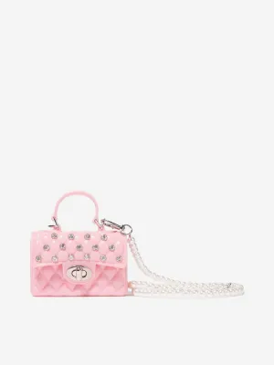 Monnalisa Girls PVC Lilly Bag In Pink