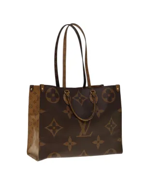 Monogram Reverse Giant Tote Bag with Dual Handle