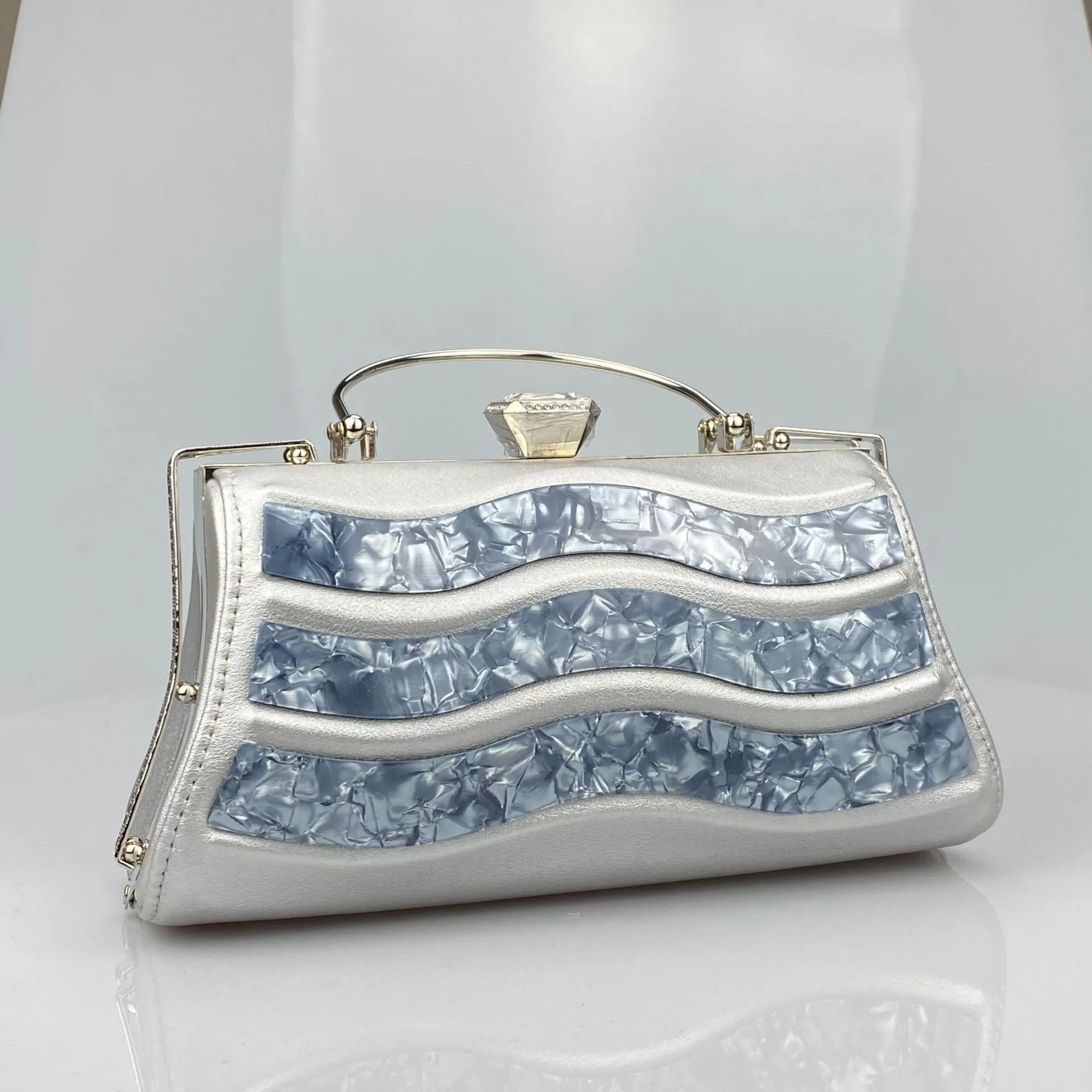 Natasha Acrylic Clutch Bag