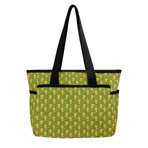 Orange Bird Large Capacity Insulated Tote Bag