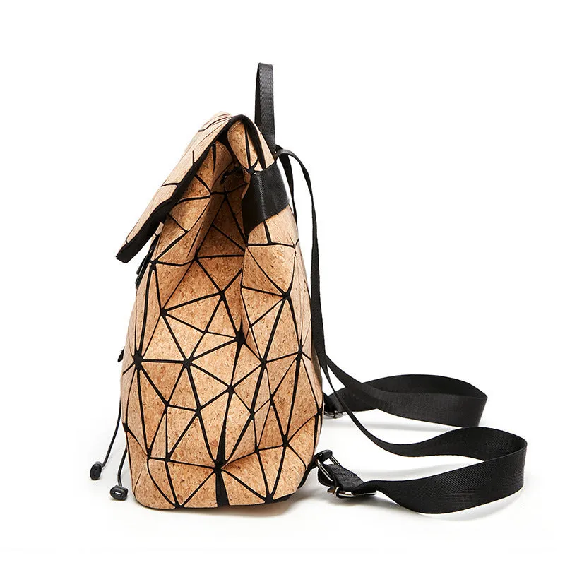 Original Natural Cork Backpack for Women | Fashionable Vegan Travel Bag